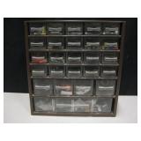 25 Bin Organizer w/ Assorted Hardware 25 Bin Organizer w/ Assorted Hardware