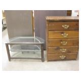 5 Drawer Dresser & 3 Tier Tv Stand