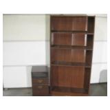 PressBoard Bookcase & Filing Cabinet