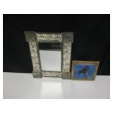 Tin & Tile Mexico Mirror & Wood Framed Tile