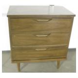 Mid Century Formica Top  3 Drawer Dresser