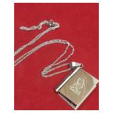 Stainless Steel John 3:16 Book Necklace Stainless Steel John 3:16 Book Necklace