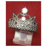 Vtg Queen Crown Sterling Ring Hallmarked Vtg Queen Crown Sterling Ring Hallmarked