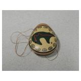 Ceramic NA Style Bear Motif Whistle - 3.25" Long Ceramic NA Style Bear Motif Whistle - 3.25" Long