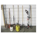 Yard Tools, Sprayers, Trimmer, etc...