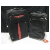 Lot Of 3 Soft-Sided Suitcases - 2 Are Rolling Lot Of 3 Soft-Sided Suitcases - 2 Are Rolling