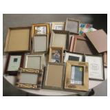 Lot Of Assorted Picture Frames - 13" x 11" Largest