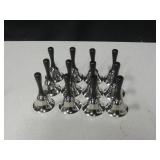 Vtg NIOB 12 Nickel Plated Tea Bells - Bevin Bros. Vtg NIOB 12 Nickel Plated Tea Bells - Bevin Bros.