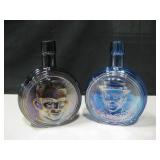 2 Vtg Wheaton Carnival Glass President Decanters