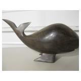 Carved Ironwood Whale Figurine - 5.5" Tall Carved Ironwood Whale Figurine - 5.5" Tall