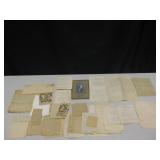 Lot Of Vintage Ephemera & Photo Lot Of Vintage Ephemera & Photo