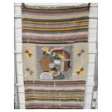 45" x 76" Central American Woven Blanket