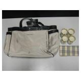 Calvin Klein Bag, 4 Candles & Checkbook Calvin Klein Bag, 4 Candles & Checkbook