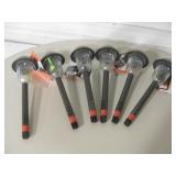 6 NWT Solar Powered Pathway Lights - 12" Tall 6 NWT Solar Powered Pathway Lights - 12" Tall