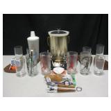 Lot Of Assorted Vintage Barware Lot Of Assorted Vintage Barware