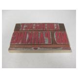 12.25" x 8.25" "No Parking" Ink Stamp For Signs 12.25" x 8.25" "No Parking" Ink Stamp For Signs