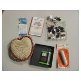 Sewing Notions, Pin Cushion, etc... - Some Vintage