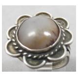 Native American Silver/Jasper Ring Size 5