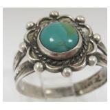 VTG Native American Sterling/Turquoise Ring