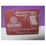 Excam RX22 Semi Auto Pistol BOX ONLY NO GUN!