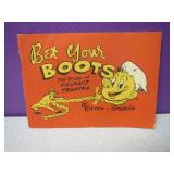 Vtg Military Bet Your Boots Recruiting Booklet