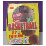 Unopened Fleer Basketball Card Packs 1990