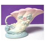 Vtg Hull Pottery Cornucopia Floral Planter Repair