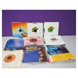 Lot Of Vintage 45 Records Beatles Etc