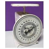 Vtg Way-RIte Kitchen Scale 25 Pound Capacity