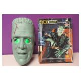 Vintage Frankenstein 3D Eyes Mask & Puzzle
