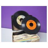 Vtg 45 Records & Case