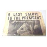 Vtg Newspapers Kennedy Winston Churchill Etc