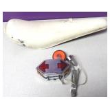 Vtg Bike Saddle Has Tear & Bike Blinkers