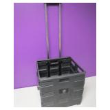 Rolling Plastic Collapsible Crate