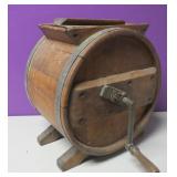 Antique Wood Crank Butter Churn