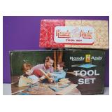 Vtg Metal Handy Andy Tool Set