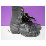 Leather Military Army Boots Size 7