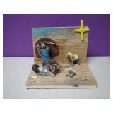 Signed Diorama, 8" X 6"