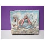 10.5" X 9" Ceramic 3D Tile by Noreena