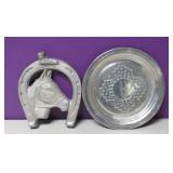 Lot of Pewter/Metal Home Decor