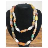 Strand of Polished Stone Beads