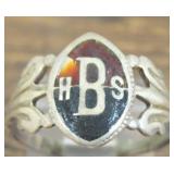 Sterling Silver HBS Ring