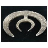 TUFA Cast Sterling Silver Double Naja Pendant