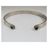 Sterling Silver & Onyx Bracelet