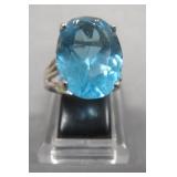 Sterling Silver & CZ Ring Size 8