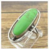 Sterling Silver & Jasper Ring Size 5