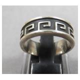 Sterling Silver Mexican Band Size 8