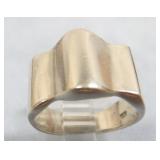 VTG Sterling Silver Modernist Ring Size 6.25