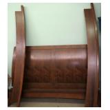 King Size Wood Sleigh Bed Needs Hardware