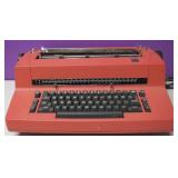 Vintage Red IBM Selectric II Typewriter